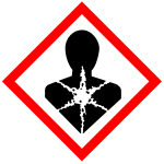 GHS pictogram for substances hazardous to human health